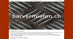 Desktop Screenshot of barvermieten.ch